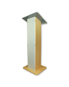 Pupitre en bois et plexiglas Saphir – chêne 