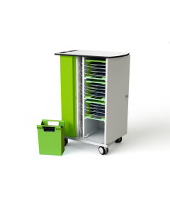 Chariot de chargement Zioxi pour 16 iPads avec paniers de transport et câbles USB-C inclus - serrure RFID