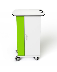 Chariot de chargement USB-C Zioxi CHRGTUC-TB-20-K pour 20 tablettes jusqu'à 10,5 pouces - verrouillage par clé
