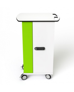 Classe mobile / Chariot de chargement Zioxi CHRGT-TB-16-R pour 16 tablettes jusqu'à 11 pouces - Verrouillage RFID