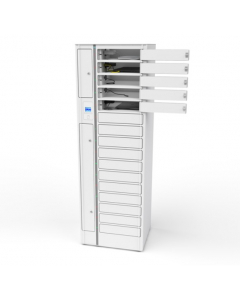 Casier de charge BYOD Volt 1:1 VLSB-16S-M-O pour 16 appareils jusqu'à 17 pouces - Serrure RFID + Contrôle Web