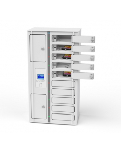 Casier de recharge USB-C Volt 1:1 pour 10 téléphones portables - Serrure RFID + contrôle Web
