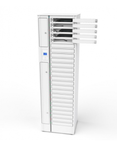 Casier de chargement Volt 1:1 pour 24 Chromebooks jusqu'à 14 pouces avec câbles USB-C - serrure RFID + contrôle Web