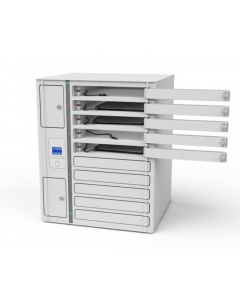 Casier de recharge Volt 1:1 avec câbles USB-C pour 10 ordinateurs portables jusqu'à 17 pouces - RFID lock + Web control
