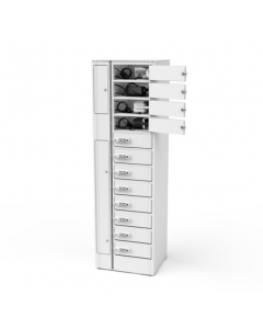 Casier de rechargement Volt 1:1 USB-C pour 12 Casques VR et contrôleurs - serrure à code numérique - VVR1-12S-UC-C