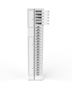 Cacifo de carregamento para 24 telemóveis - cabos USB-C incluídos - Zioxi Volt VSP1-24S-UC-C-G# - fechadura com código numérico