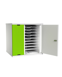 Armoire pour iPad Zioxi CHRGC -TB -10 pour 10 iPads jusqu'à 11 pouces à 11 pouces - serrure RFID