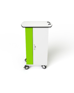 Chariot de recharge Zioxi pour 16 iPads jusqu'à 10,9 pouces et iPad Pencils - verrouillage par clé - CHRGT-PT-16-K