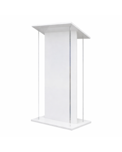 Pupitre plexiglas Roslin - blanc
