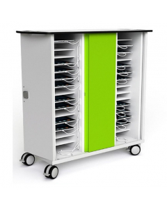 Classe mobile/chariot de chargement pour tablettes Zioxi SYNCT-TB-32-R pour 32 tablettes jusqu'à 11 pouces - serrure RFID