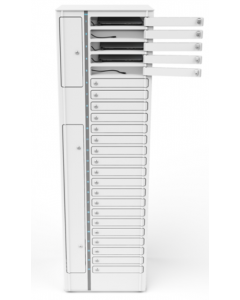 Cacifo de carregamento Volt 1:1 para 24 computadores portáteis até 14" - cabos USB-C incluídos - fechadura com código numérico - VCB1-24S-UC-C#