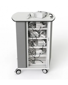 Chariot de charge & synchronisation USB-A pour 16 casques et contrôleurs VR - verrouillage par code numérique