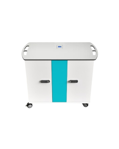 Chariot de recharge Zioxi onView pour 32 ordinateurs portables jusqu'à 16 pouces - CHRGT-LS-32-R-O3 - serrure RFID