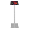 Support sur pied Fino pour iPad Air/Pro 13 pouces 2024 - noir/acier inoxydable