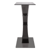 Table de présentation Vasquez - carrée - 100 cm - anthracite