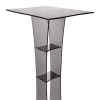 Table de présentation Vasquez - carrée - 100 cm - anthracite