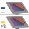 Support de tablette sur pied Securo S pour tablettes de 7-8 pouces - gris