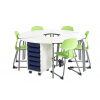 Table d'étudiant pliante à 60°