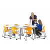 Table d'étudiant pliante à 60°