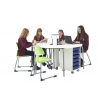 Table d'étudiant pliante à 60°