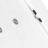 Support mural Domo Slide plat avec fonction de recharge pour iPad Air 11 pouces 2025 - blanc