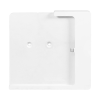 Support mural plat Domo Slide pour Samsung Galaxy Tab A9 8.7 pouces avec fonctionnalité de charge - blanc