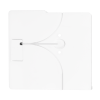 Support mural plat Domo Slide pour Samsung Galaxy Tab A9 8.7 pouces avec fonctionnalité de charge - blanc