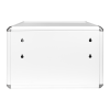 Armoire de charge BRV12v2T pour 12 tablettes ou ordinateurs portables jusqu'à 16 pouces - avec minuterie - blanc
