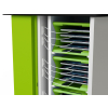 Chariot de recharge avec gestion à distance Zioxi onView & paniers de transport - pour 16 iPads et tablettes - serrure RFID