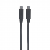 Câble SuperSpeed+ USB-C vers USB-C - 10 Gbps - 100W - 1 mètre - noir