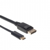 Câble adaptateur USB-C vers DisplayPort - 1 mètre - noir