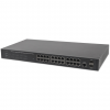 Switch PoE+ 24 ports Gigabit Ethernet géré par le Web avec 2 ports SFP - 370W PoE, montage en rack