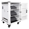 Chariot de chargement BRV30 pour 30 appareils mobiles jusqu'à 16 pouces - blanc