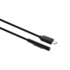Câble de charge USB-C vers Surface® Connect - 1,8 mètre - noir