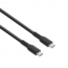 SuperSpeed+ USB-C naar USB-C kabel - 10 Gbps - 60W - 0.5 meter - zwart