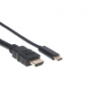 Câble USB-C vers HDMI - 1 mètre - noir