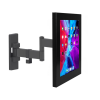 Support de tablette mural flexible 265 mm Securo XL pour tablettes de 13 à 16 pouces - noir