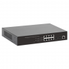 Switch PoE+ 8 ports Gigabit Ethernet géré par le Web avec 2 ports SFP - 140W PoE, montage en rack