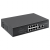 Switch Gigabit Ethernet PoE+ à 8 ports avec 2 ports Uplink - 120W PoE, Desktop