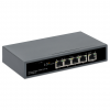 PoE-Powered 5-Poorts Gigabit Switch met PoE Passthrough - 65W PoE, Desktop/Wall-mount