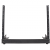 Rack de serveur à cadre ouvert 19 pouces MHT165 - hauteur 8U - 2 montants - flatpack - noir
