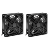 Unité de ventilation avec 2 ventilateurs pour coffrets réseau muraux 19