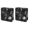 Unité de ventilation avec 2 ventilateurs pour coffrets réseau muraux 19