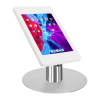 Support de table Fino pour tablette Microsoft Surface Pro 8 / 9 / 10 - blanc / acier inoxydable