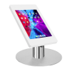 Support de table Fino pour Samsung Galaxy Tab A 10.1 2016 - blanc/acier inoxydable 