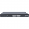 Switch PoE+ 16 ports Gigabit Ethernet géré par le Web avec 2 ports SFP - 220W PoE, montage en rack