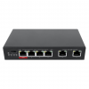 Switch Fast Ethernet 6 ports avec 4 ports PoE - 65W PoE, VLAN, Desktop