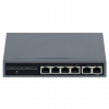 Switch PoE+ Lite Smart Managed à 6 ports avec 4 ports GbE, 2 liaisons montantes GbE et PoE pass-through