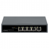 PoE-Powered 5-Poorts Gigabit Switch met PoE Passthrough - 65W PoE, Desktop/Wall-mount