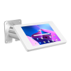 Support mural Fino S pour tablettes entre 7 et 8 pouces - blanc/acier inoxydable